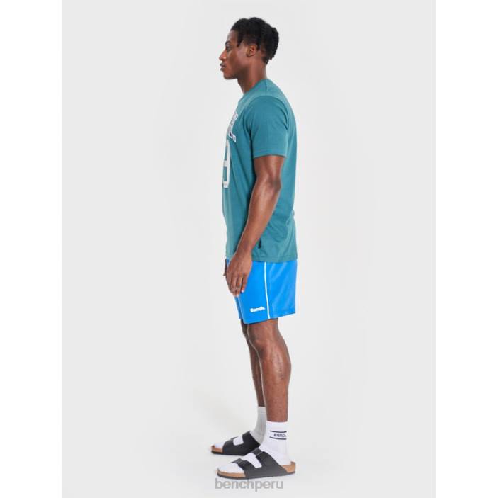 vestir Z4JZ44 real Bench shorts de baño azules hombres