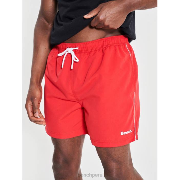 vestir Z4JZ46 rojo Bench shorts de baño azules hombres