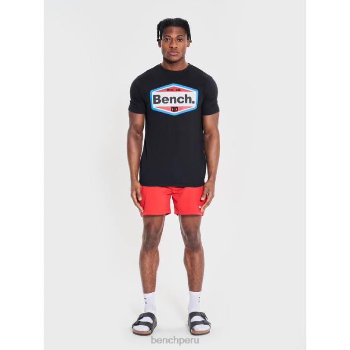 vestir Z4JZ46 rojo Bench shorts de baño azules hombres