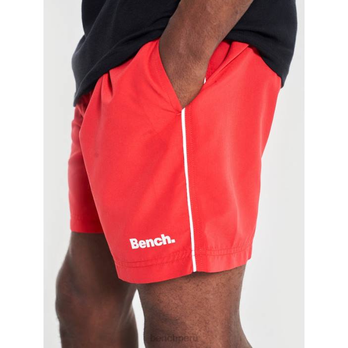 vestir Z4JZ46 rojo Bench shorts de baño azules hombres