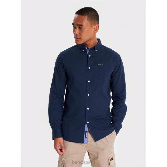 vestir Z4JZ24 Armada Bench camisa de manga larga oxford hombres