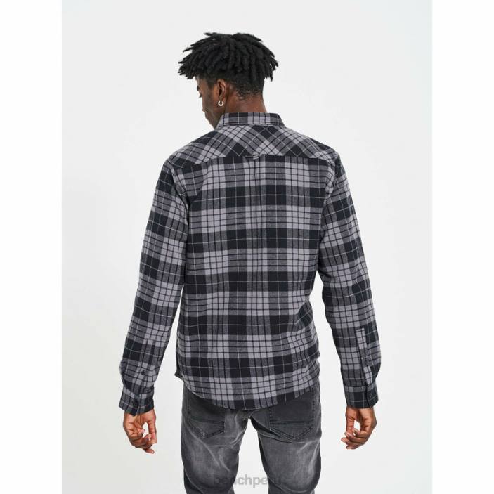 vestir Z4JZ30 cuadros negro/carbón Bench camisa de franela carlow hombres