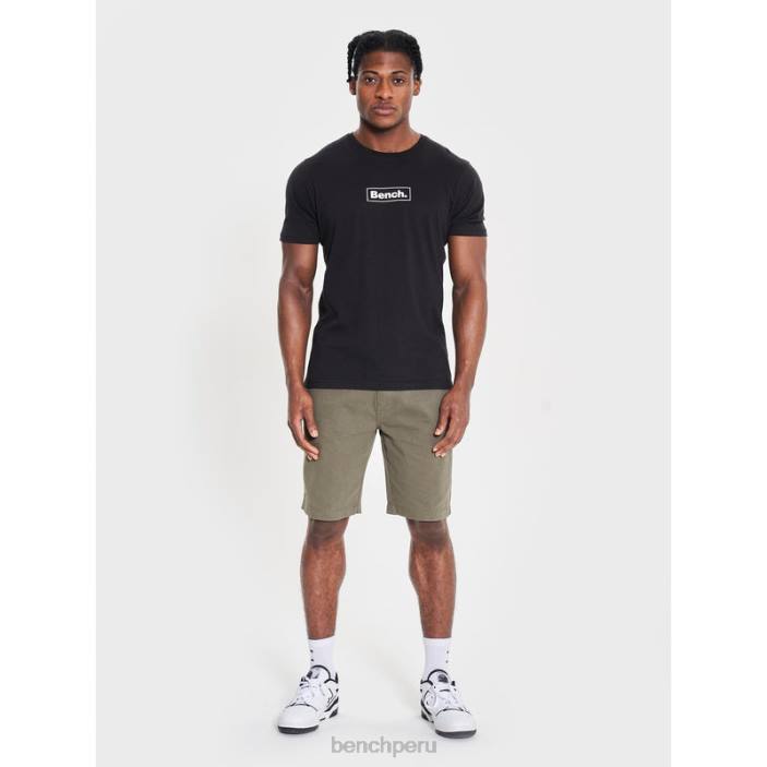 vestir Z4JZ20 negro Bench camiseta sostenible angus hombres