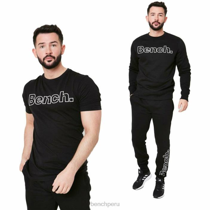 vestir Z4JZ69 negro Bench conjunto de chándal akon de 3 piezas hombres