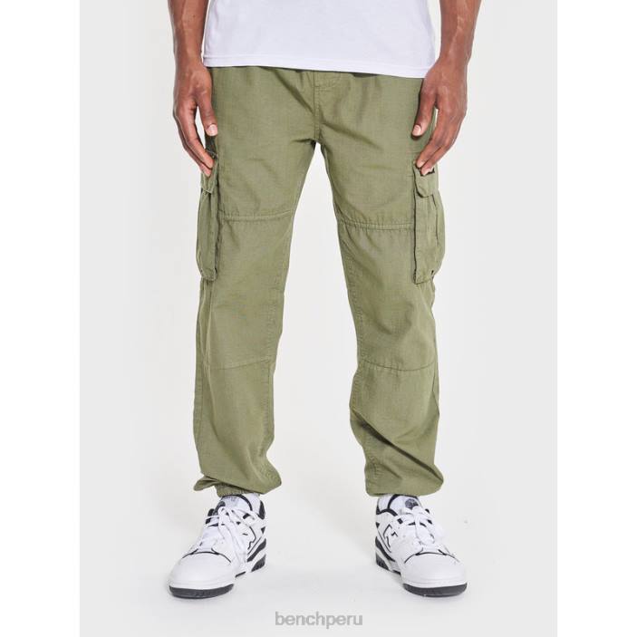 vestir Z4JZ53 caqui Bench pantalones cargo devvie hombres