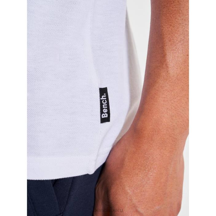 vestir Z4JZ1 clasificado Bench pack de 3 polos en blanco hombres