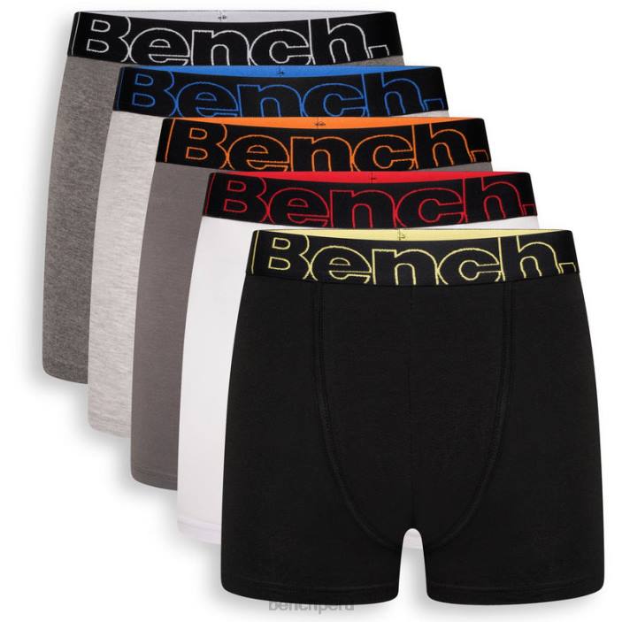 vestir Z4JZ72 clasificado Bench calzoncillos kahala paquete de 5 hombres