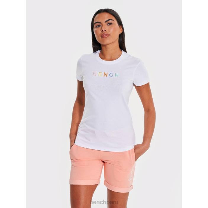 vestir Z4JZ91 blanco Bench camiseta gallea mujer
