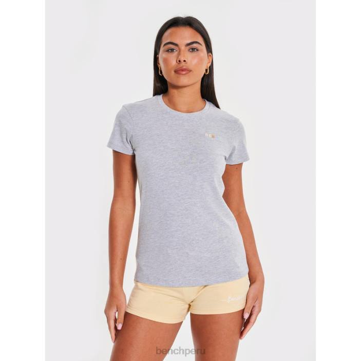 vestir Z4JZ93 gris marga Bench camiseta thalassa mujer