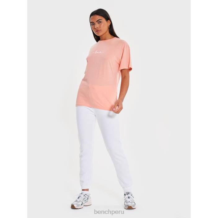 vestir Z4JZ99 durazno Bench camiseta abelia mujer