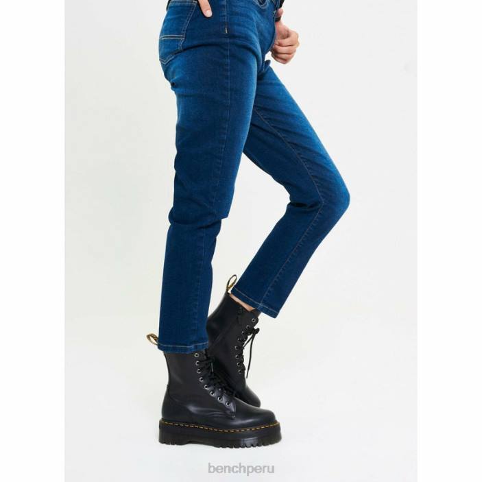 vestir Z4JZ116 lavado azul oscuro Bench pantalones vaqueros de mamá stevie mujer