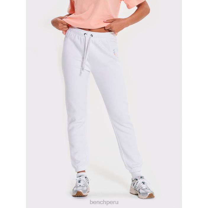 vestir Z4JZ122 blanco Bench joggers julane mujer